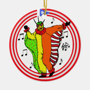 Ornement Rond En Céramique vejigante