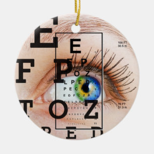 Ornement Rond En Céramique Vision / Eye Doctor - SRF