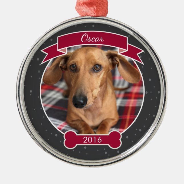 Ornement rond en métal (Devant)