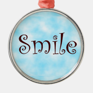 Ornement rond haut de sourire