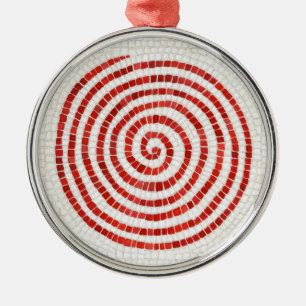 ORNEMENT Rond Premium MOSAIC PINWHEEL