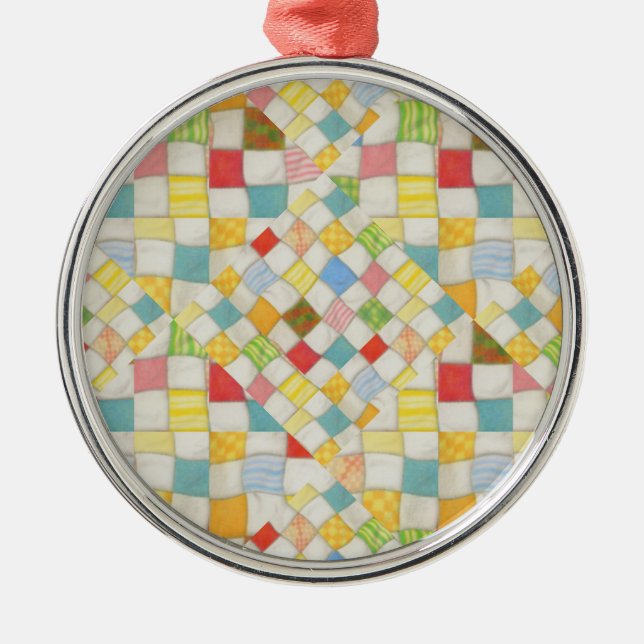 ORNEMENT Rond Premium MOSAIC QUILT (Devant)