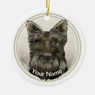 Ornement Rondo Terrier Écossais