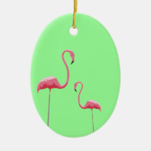 Ornement rose de Flamants roses