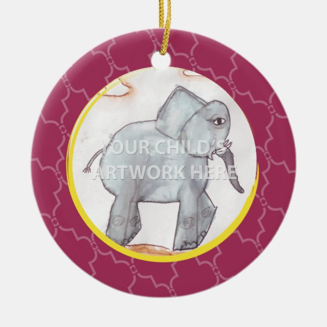 Ornement rose de trellis (Devant)