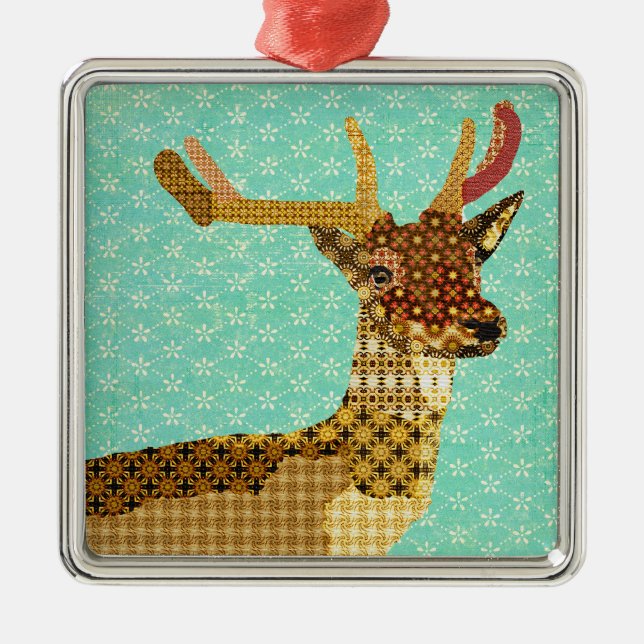 Ornement royal de turquoise de renne (Devant)