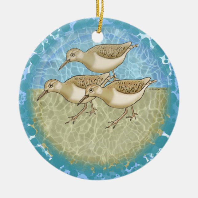 Ornement Sandpipers (Devant)
