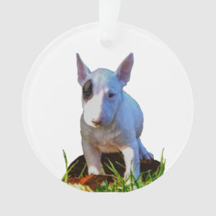 Ornement sapin Personnalisé -Design Bull Terrier