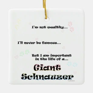 Ornement Schnauzer géant
