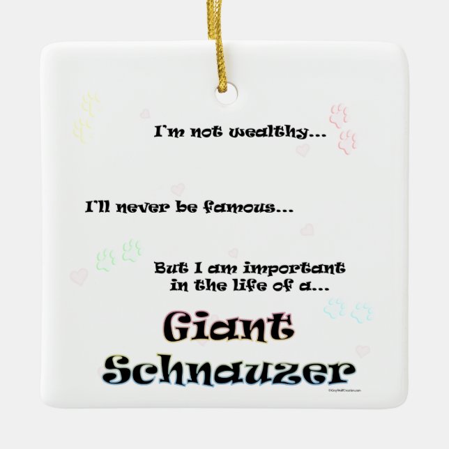 Ornement Schnauzer géant (Devant)