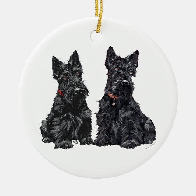 Ornement Scottie Dogs (Devant)