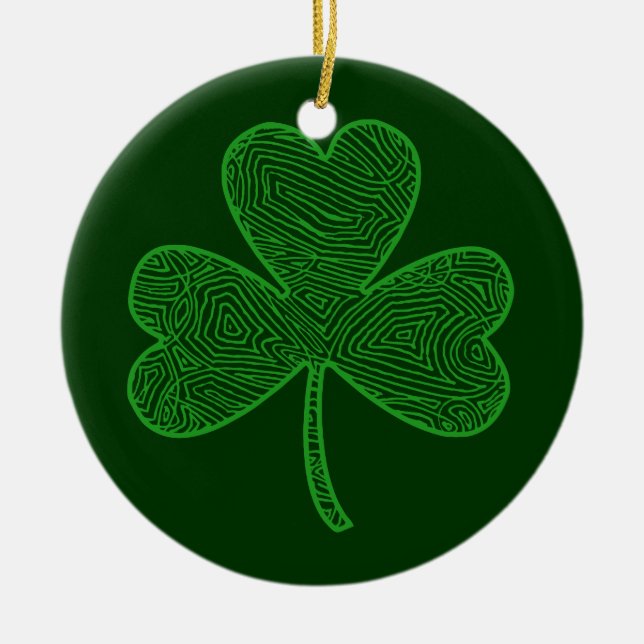 Ornement Shamrock double (Devant)