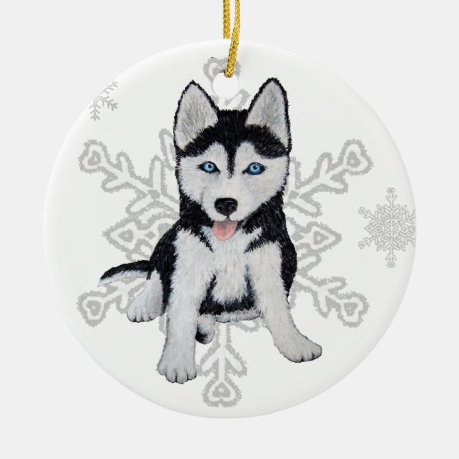 Ornement sibérien Husky (Devant)