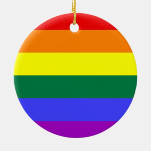 Ornement solide de cercle d'arc-en-ciel (Dos)