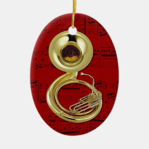 Ornement - sousaphone (tuba) - sélectionnez votre
