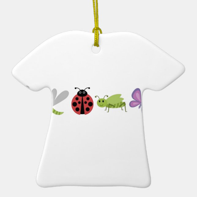 Ornement T-shirt En Céramique La vie d'insecte (Devant)