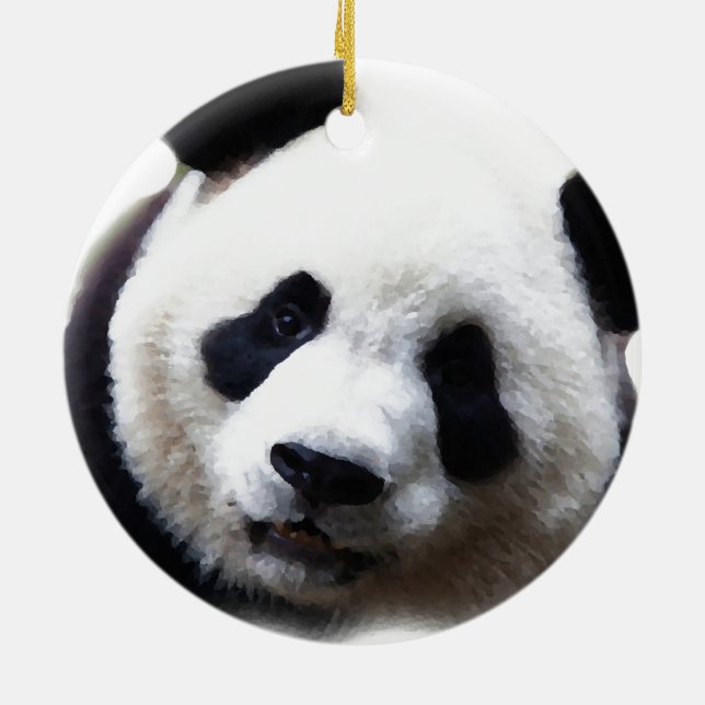 Ornement tendance chic Panda sapin de Noël (Dos)
