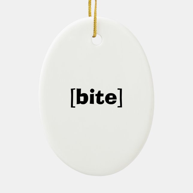 Ornement TORDU de XMess de CROC (Dos)