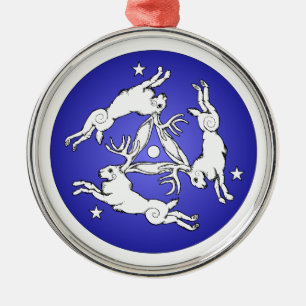 Ornement triple Jackalope