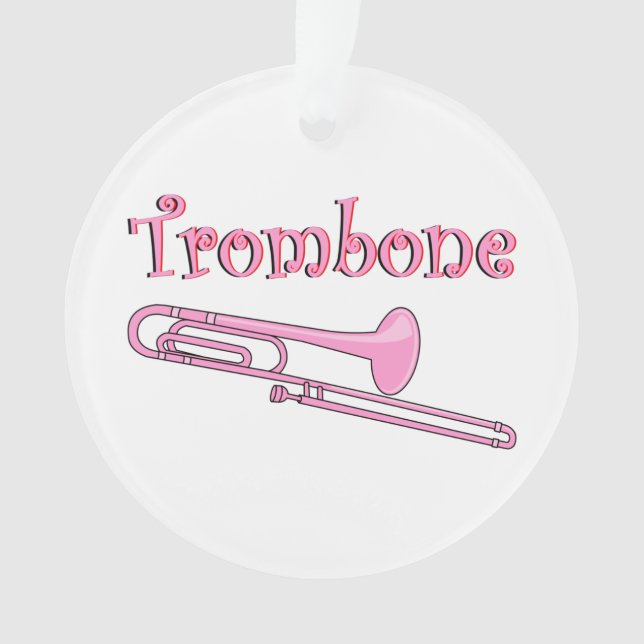 Ornement Trombone Rose (devant)