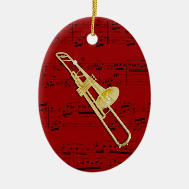 Ornement - trombone (valve) - sélectionnez votre (Devant)