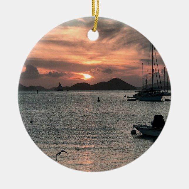 Ornement tropical de Noël (Devant)