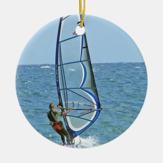 Ornement tropical de planche à voile (Devant)