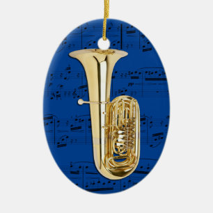 Ornement - tuba - sélectionnez votre couleur