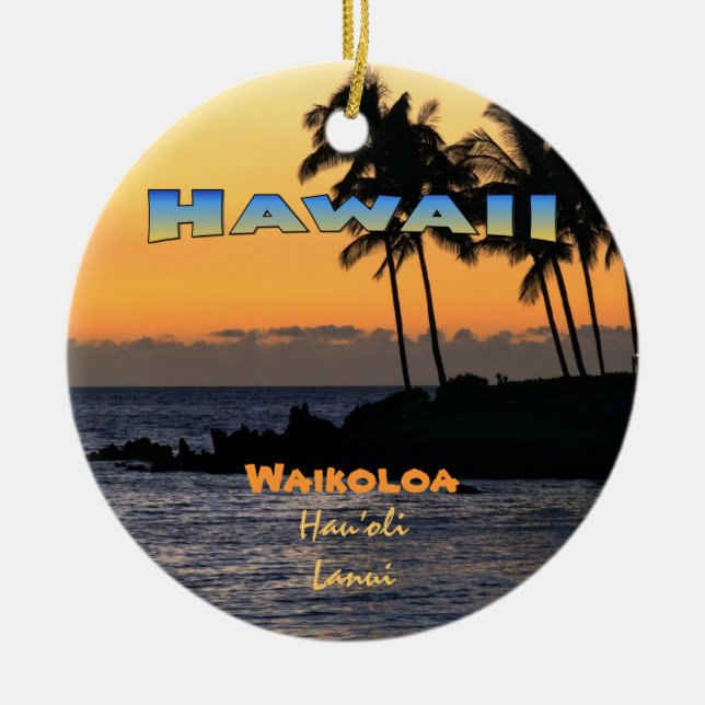 Ornement : Twilight À Waikoloa (Cercle) (Devant)