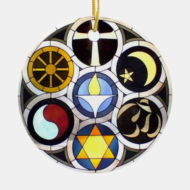 Ornement universaliste unitarien de Noël (Devant)