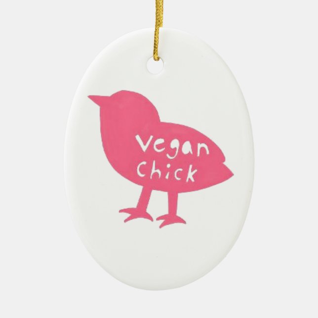 Ornement végétalien de poussin (Devant)