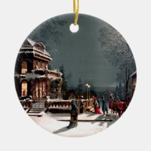 Ornement victorien de fête de Noël