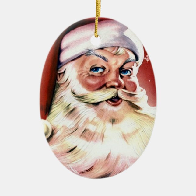 Ornement victorien du père noël (Devant)