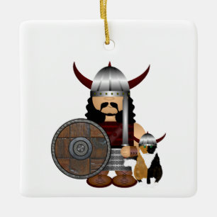 Ornement viking et chat