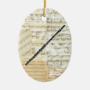 Ornement vintage de musique de cannelure