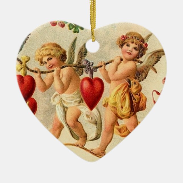 Ornement vintage de Valentine (Devant)
