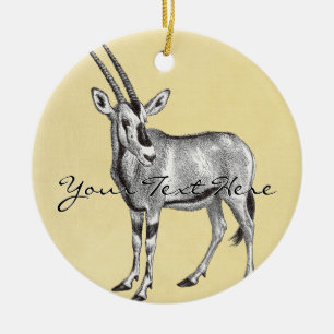 Ornement vintage d'oryx
