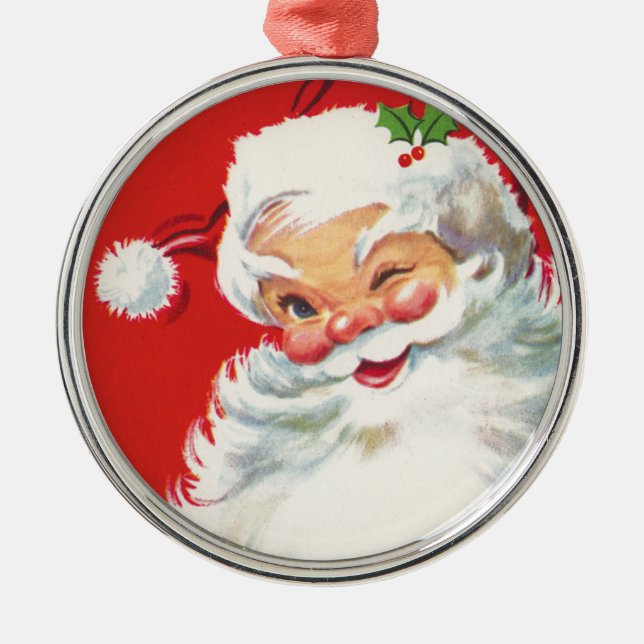 Ornement vintage du père noël (Devant)