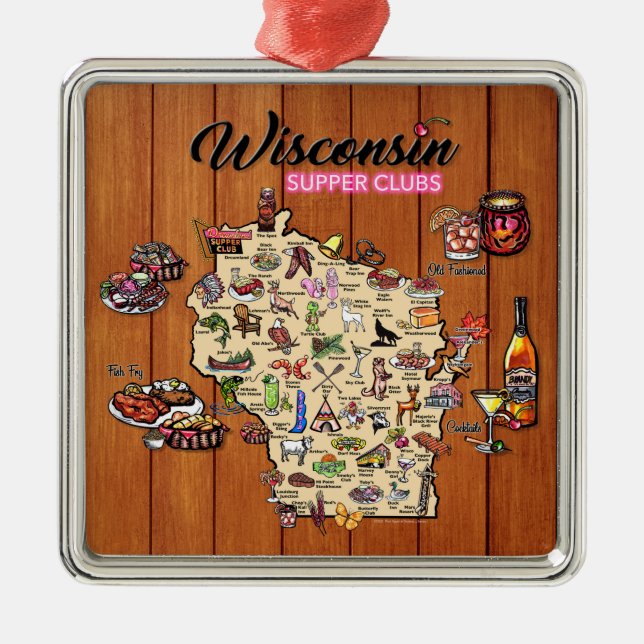 Ornement - Wisconsin Supper Club (Devant)