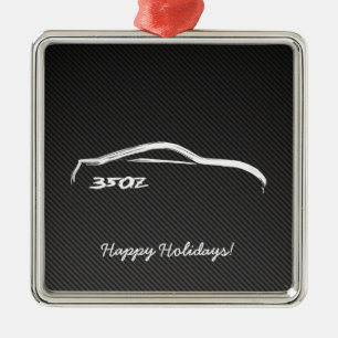 ornements blancs de Noël du traçage 350Z