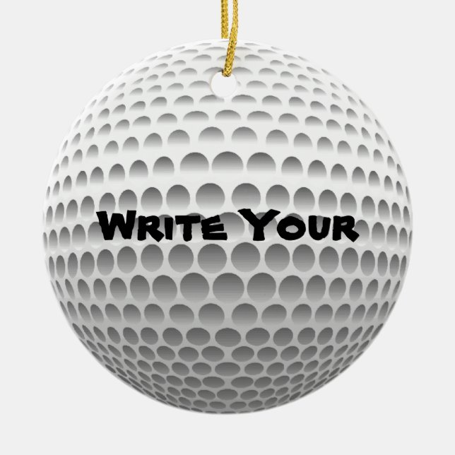 Ornements de balle de golf (Devant)