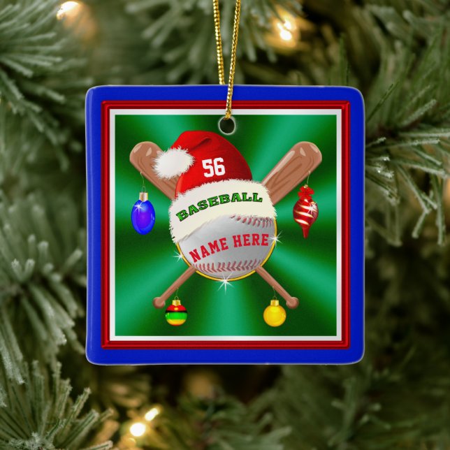 Ornements de baseball personnalisés bon marché pou (Arbre)