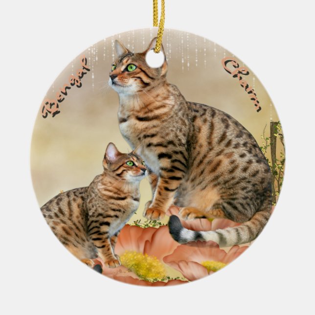 Ornements de chat du Bengale (Devant)