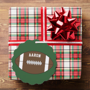 Ornements de football personnalisés en cadeau