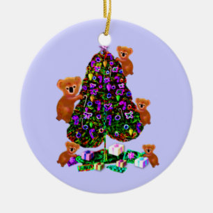 Ornements de matin de Noël de koala