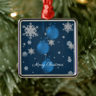 Ornements de Noël Bleu Ornement de Noël