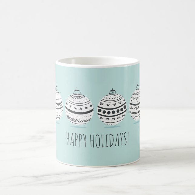 Ornements de Noël Café de Fête Mug (Centre)