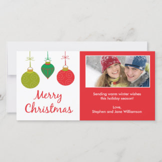 Ornements de Noël Carte photo 2011