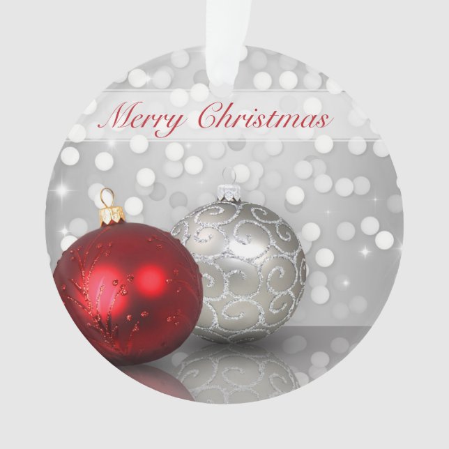 Ornements de Noël chatoyants (devant)