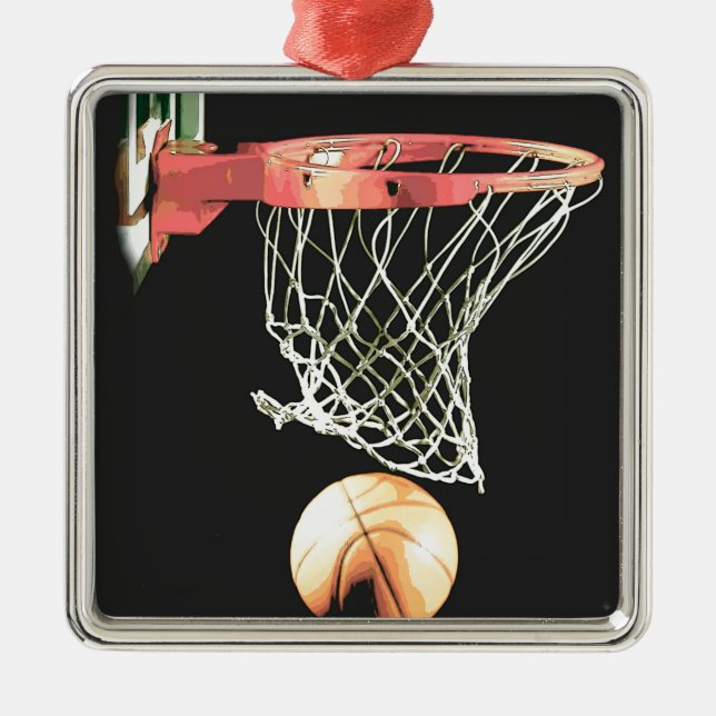 Ornements de Noël de basket-ball (Devant)